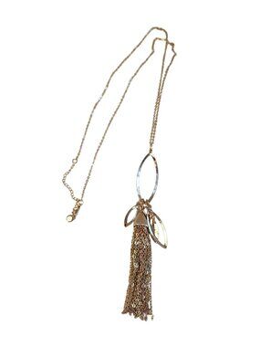 Versona multi-charm pendant necklace earthy, boho-chic 13.5 - 15.5"